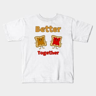 Peanut Butter Jelly Sandwiches Funny Food Humor Kids T-Shirt